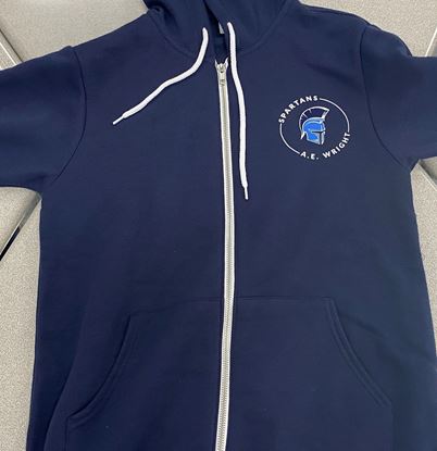 Picture of Blue Zip-Up Hoodie