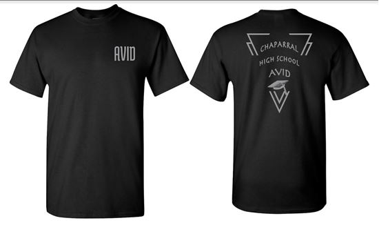 AVID SHIRT. CHAPARRAL HIGH SCHOOL